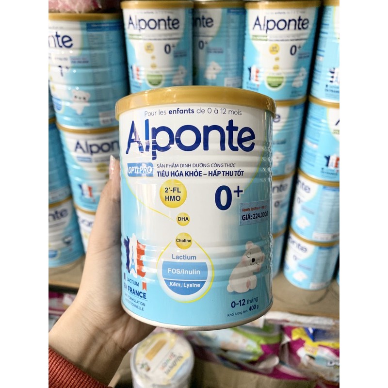 Tăng quà -  Sữa bột Alponte opti pro số 0+ 400g