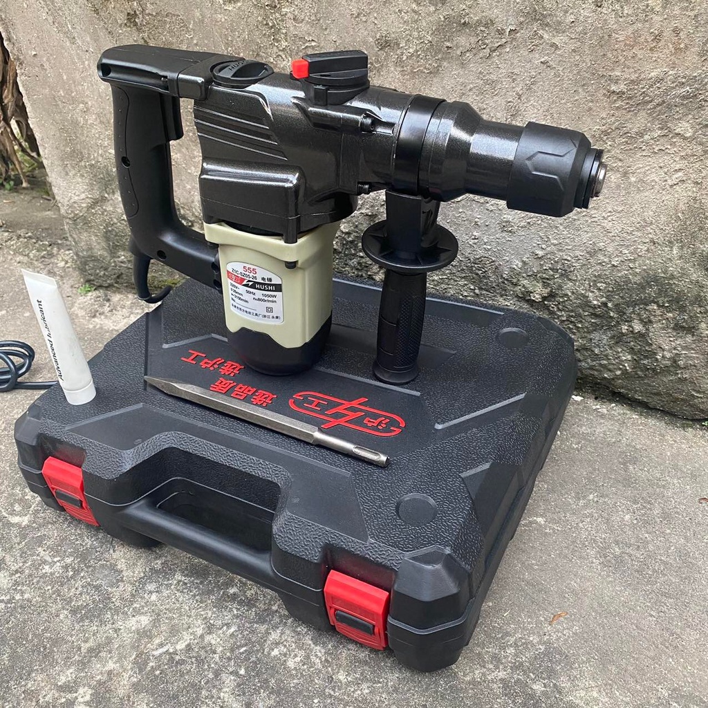 Máy khoan đục hugong 555 chính hãng - bảo hành 12 tháng