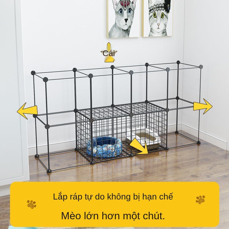 Chuồng mèo giá đặc biệt hộ gia đình vật nuôi con nhỏ một lớp hai cung cấp cho không gian rộng rãi trong nhà thự