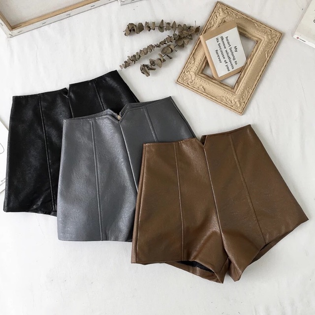 Quần short da ulzzang