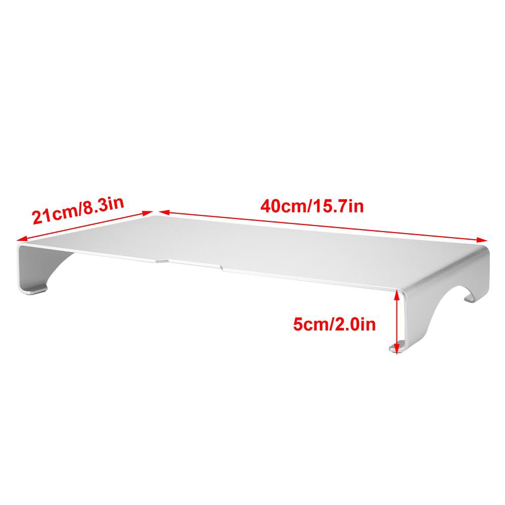 Giá Đỡ Nâng Màn Hình Máy Tính Xách Tay Bằng Hợp Kim Nhôm Màu Bạc | BigBuy360 - bigbuy360.vn