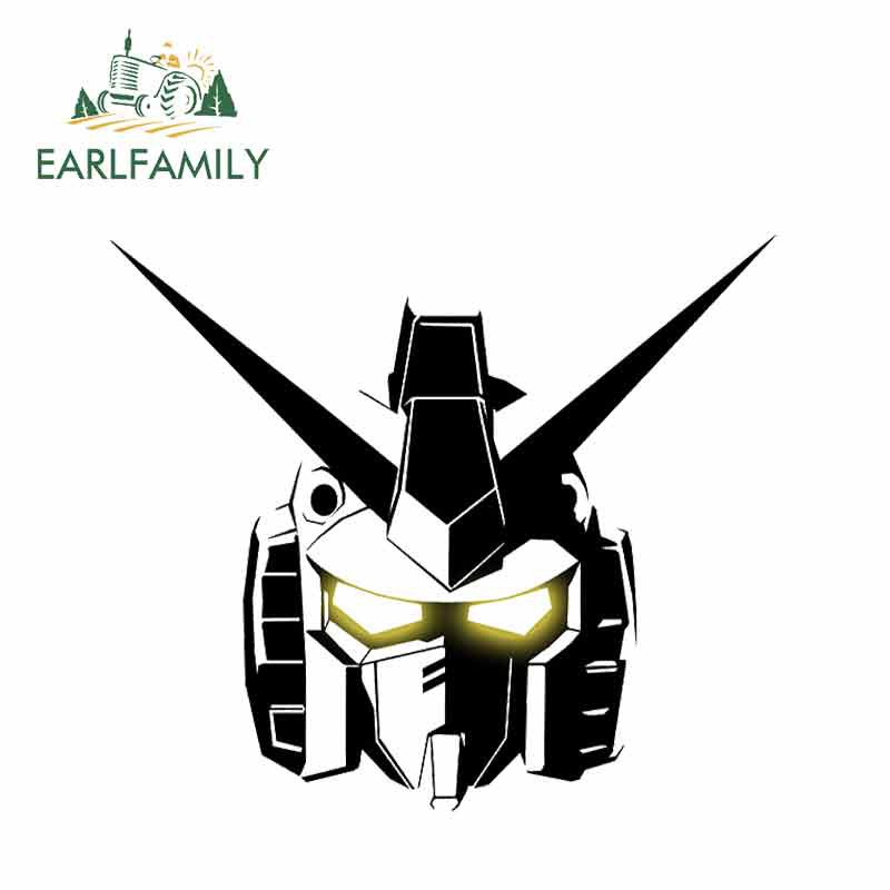 Stickers vinyl Dán Nón Bảo Hiểm / Xe Mô Tô Chống Thấm Nước Kích Thước 13x9.8cm In Hoạ Tiết gundam