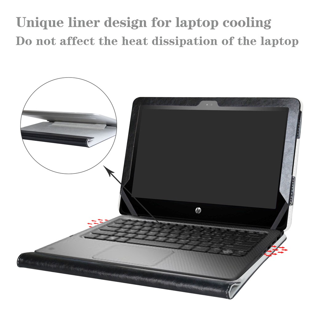 Bảo Vệ Bao Da Máy Tính Bảng Họa Tiết Cảnh Báo Cho Hp Probook X360 11 G1 Ee / G2 Ee / G3 Ee / G4 Ee Series 11.6 Inch