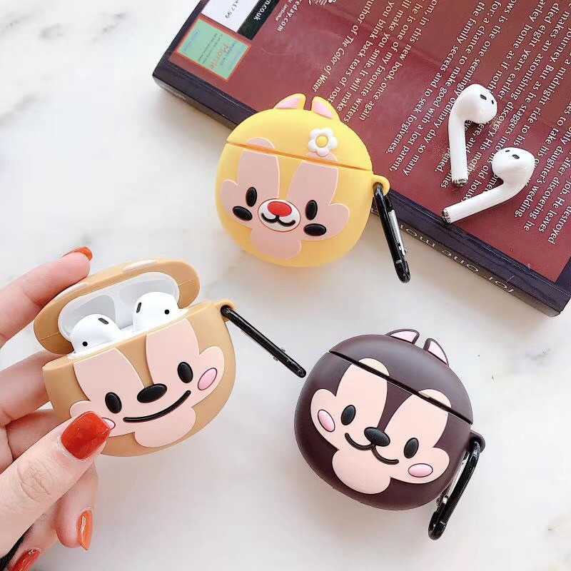 Vỏ bảo vệ hộp sạc tai nghe Airpods 1 / 2 họa tiết hoạt hình