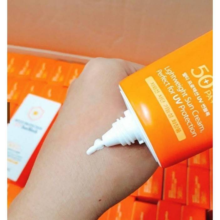 Kem chống nắng 3W Clinic Multi Protection UV Sunblock Cream - Nhập Khẩu Hàn Quốc - [Có tem chính hãng]