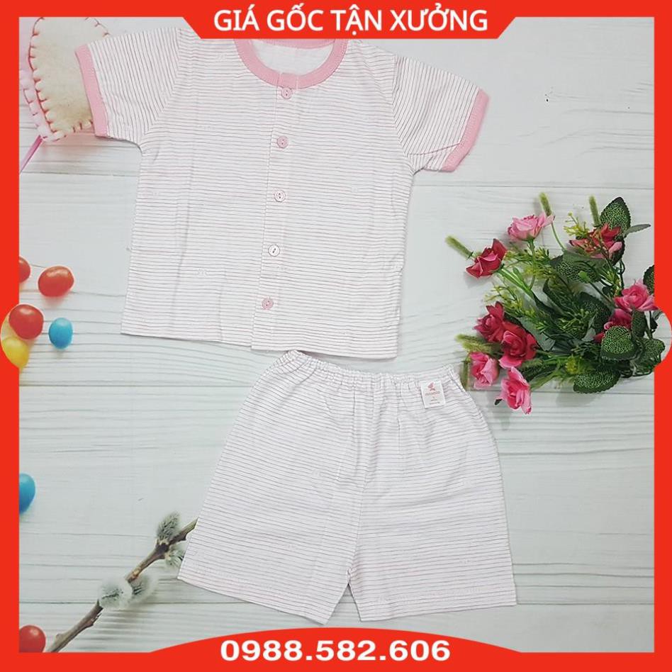 (Mio Cộc) Bộ Quần Áo Cộc Tay MioMio Cho Bé Sơ Sinh, Chất Liệu Cotton Mỏng, Mềm Thoáng Mát