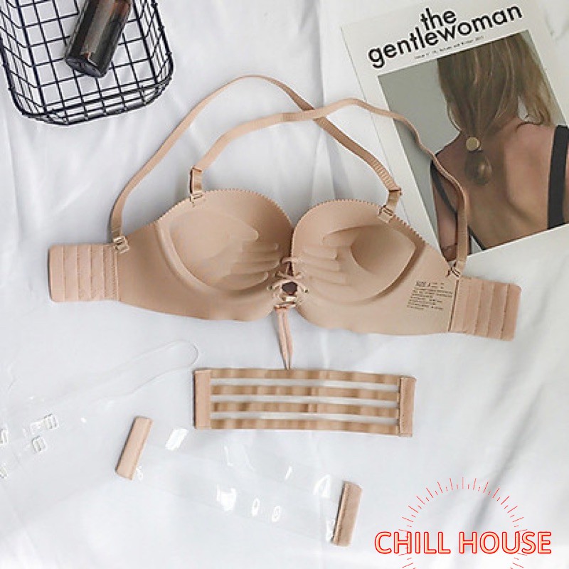 Cao Cấp*ÁO LÓT BÀN TAY DÂY RÚT NÂNG NGỰC ĐẸP (Kèm dây trong) MS 368 - CHILLHOUSE