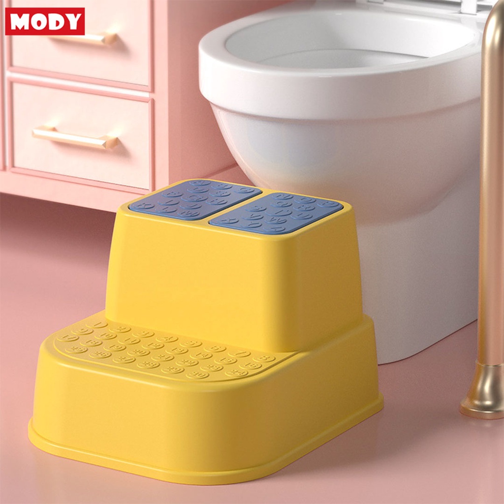 Ghế 2 bậc ghế nhựa bậc thang chống trượt cho bé tự vệ sinh rửa tay rửa mặt Mody M5022