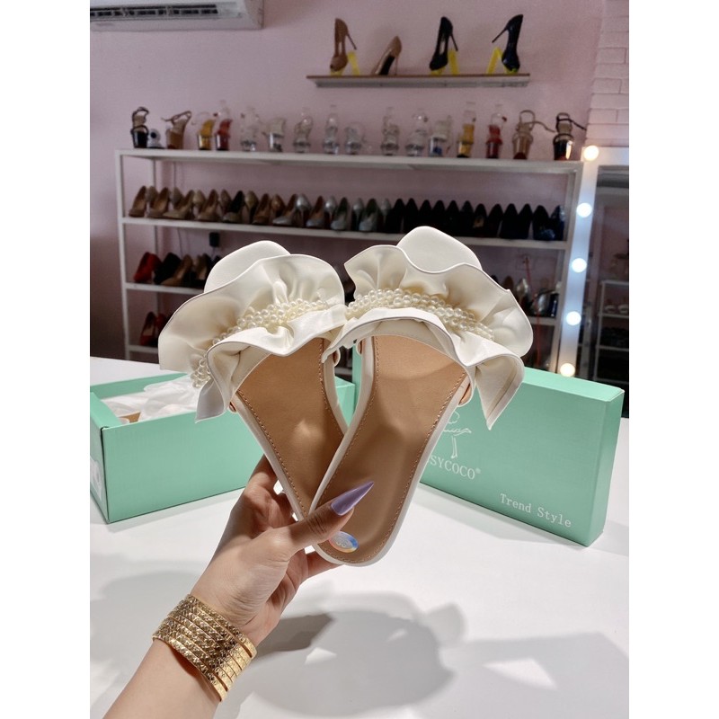 Dép bèo đính ngọc