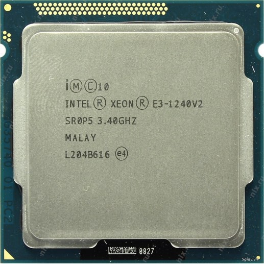 Intel Xeon Quad-Core  E3 1240 v1 3.3Ghz tương đương i7 3770