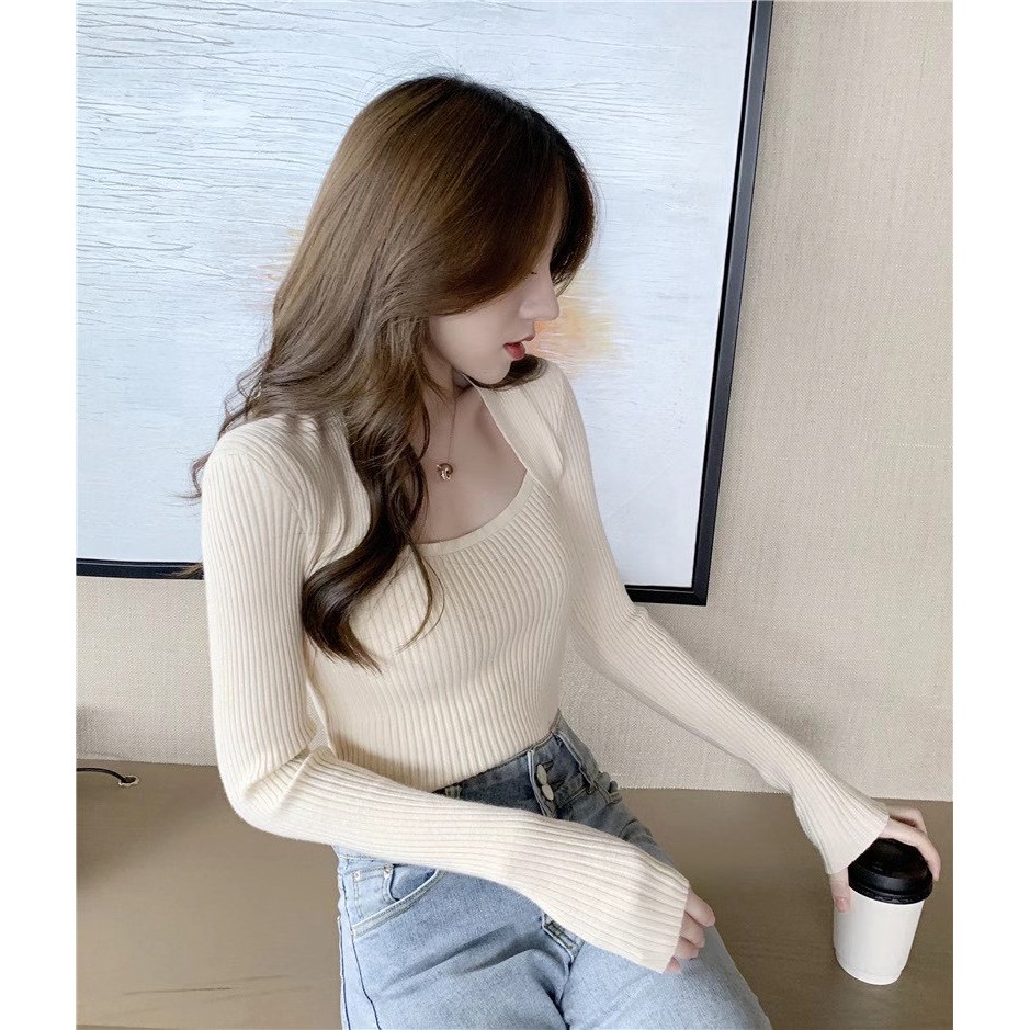 KOKA Áo len cổ vuông 57001 | BigBuy360 - bigbuy360.vn