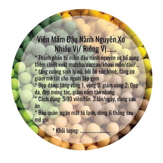 Kẹo mầm viên mầm nhiều vị