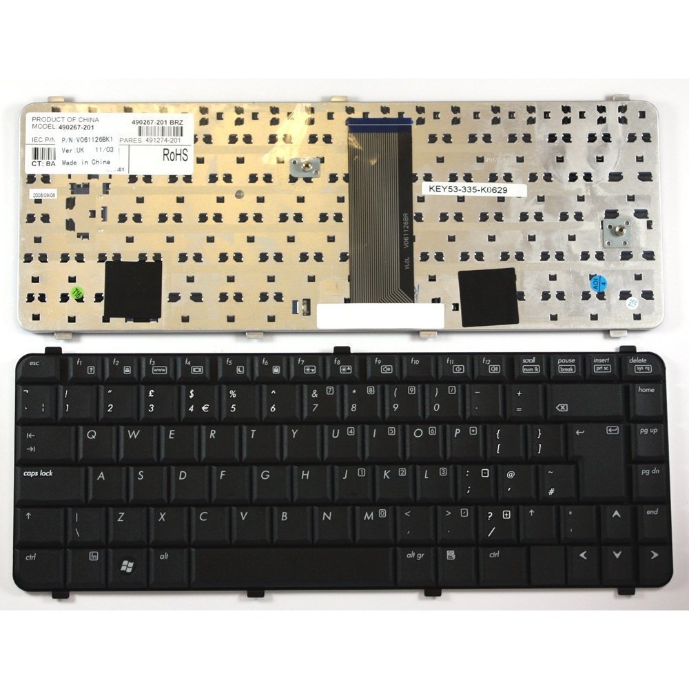 (KEYBOARD) BÀN PHÍM LAPTOP HP 6530S dùng cho Compaq 6530s 6535s 6531s 6730s 6735s, Compaq 510 511 515 610 615