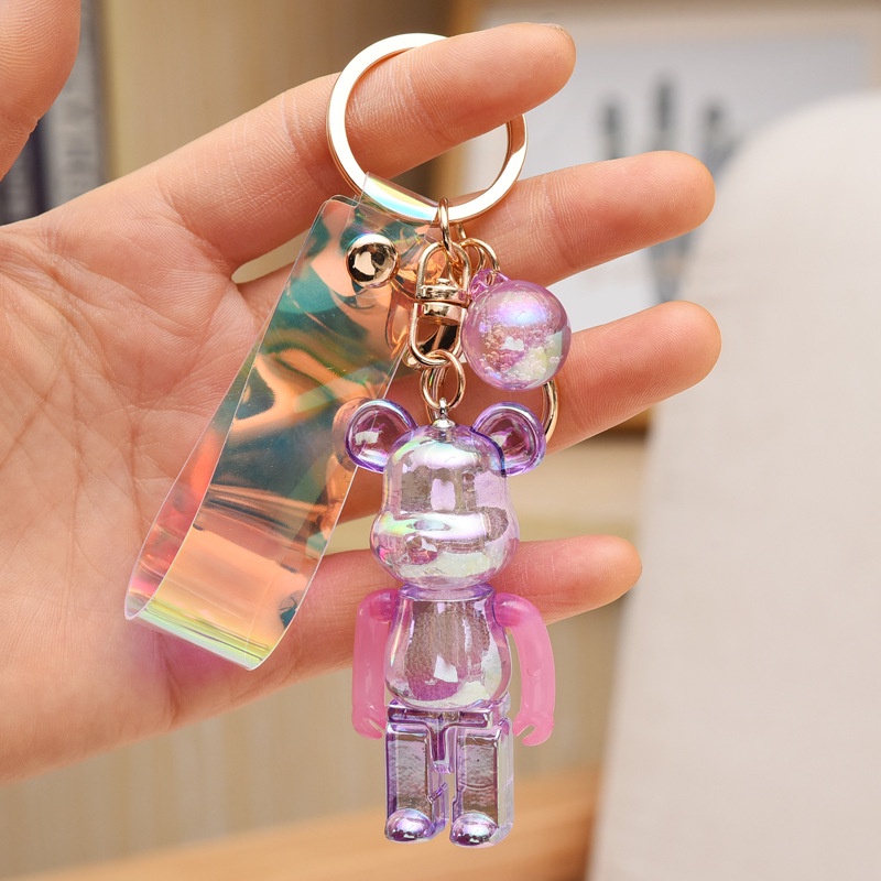 Móc Khóa Nhựa Acrylic Hình Gấu Bạo Chúa Dễ Thương