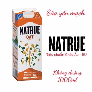 Sữa hạt NATRUE vị Yến mạch tiêu chuẩn EU 1000ml
