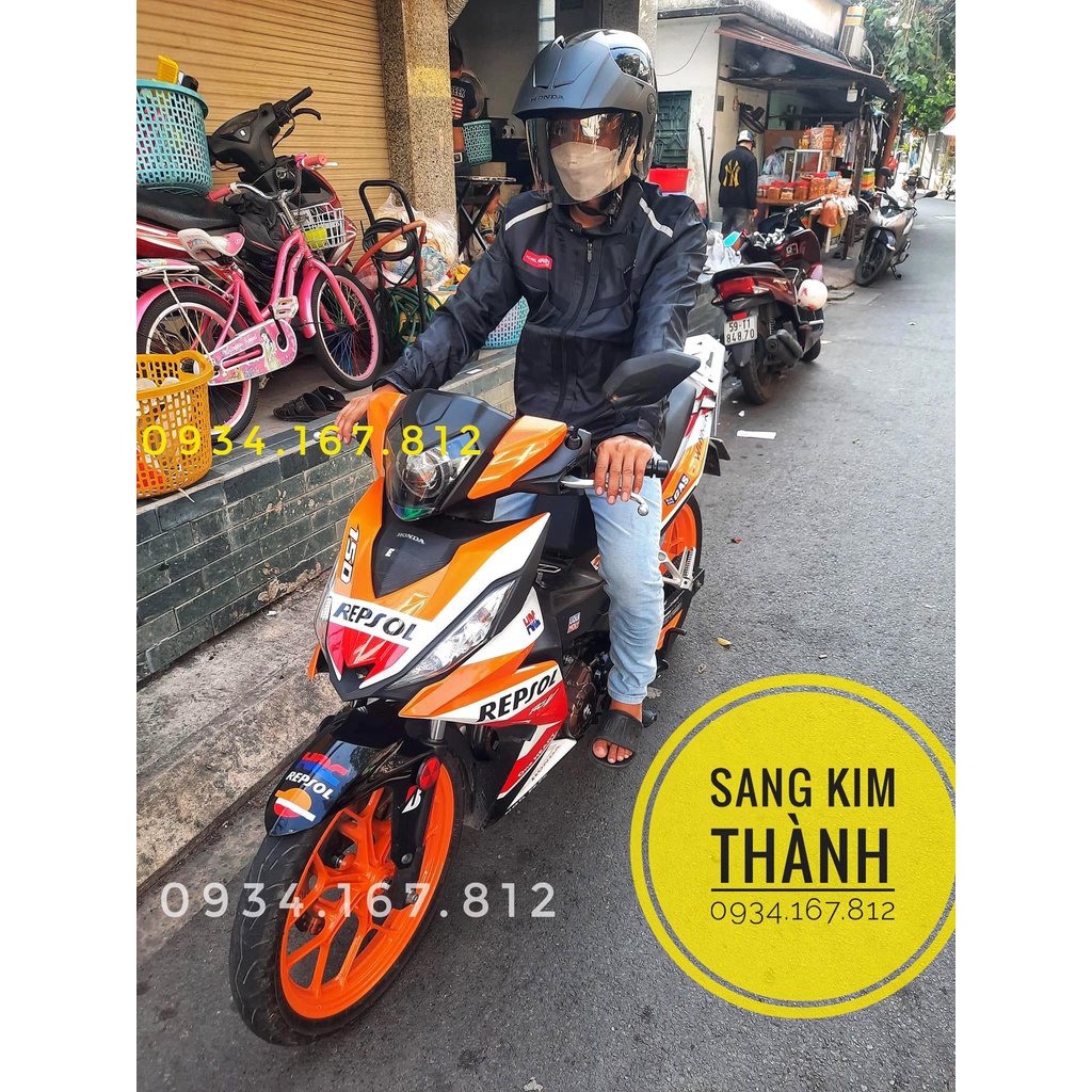 Áo Khoát Honda Vario 160 Indonesia Hàng Theo xe