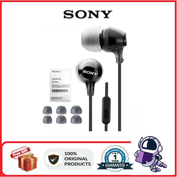 Tai Nghe Nhét Tai Sony Mdr-Ex15Ap Với Jack 3.5mm