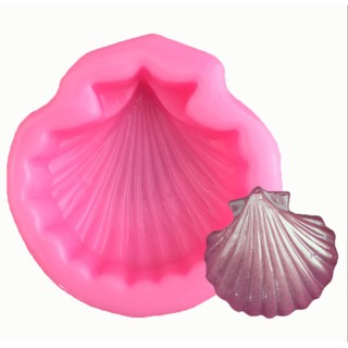 Khuôn silicon rau câu 4d làm bánh làm rau câu mẫu Sò đẹp