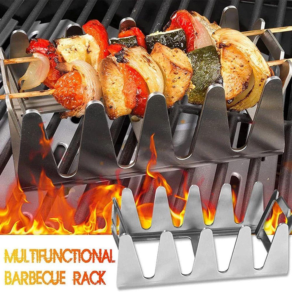 Vỉ Nướng BBQ Bằng Thép Không Gỉ Chịu Nhiệt Độ Cao Đa Năng Dễ Vệ Sinh