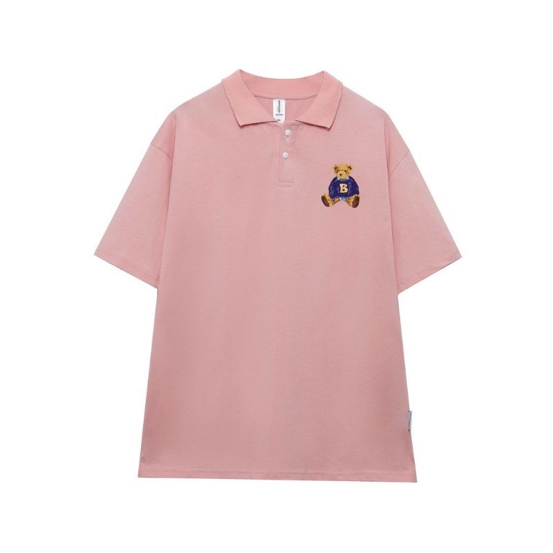 Áo thun 💥 full size ❤ polo unisex tay lỡ gấu
