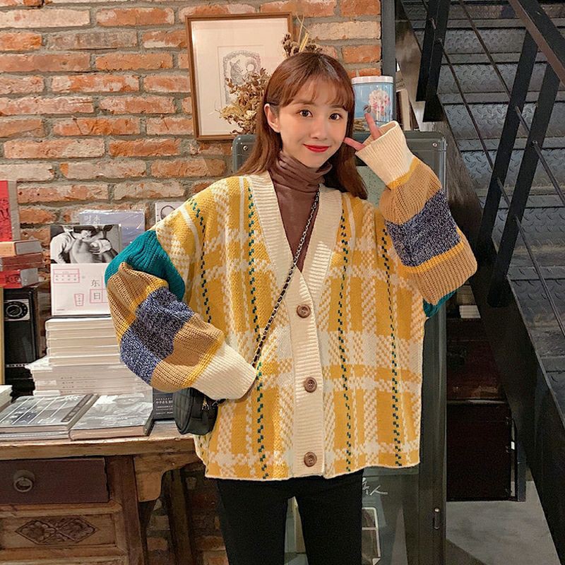 order_áo khoác len nữ ulzzang kẻ kèm ảnh thật ở cuối