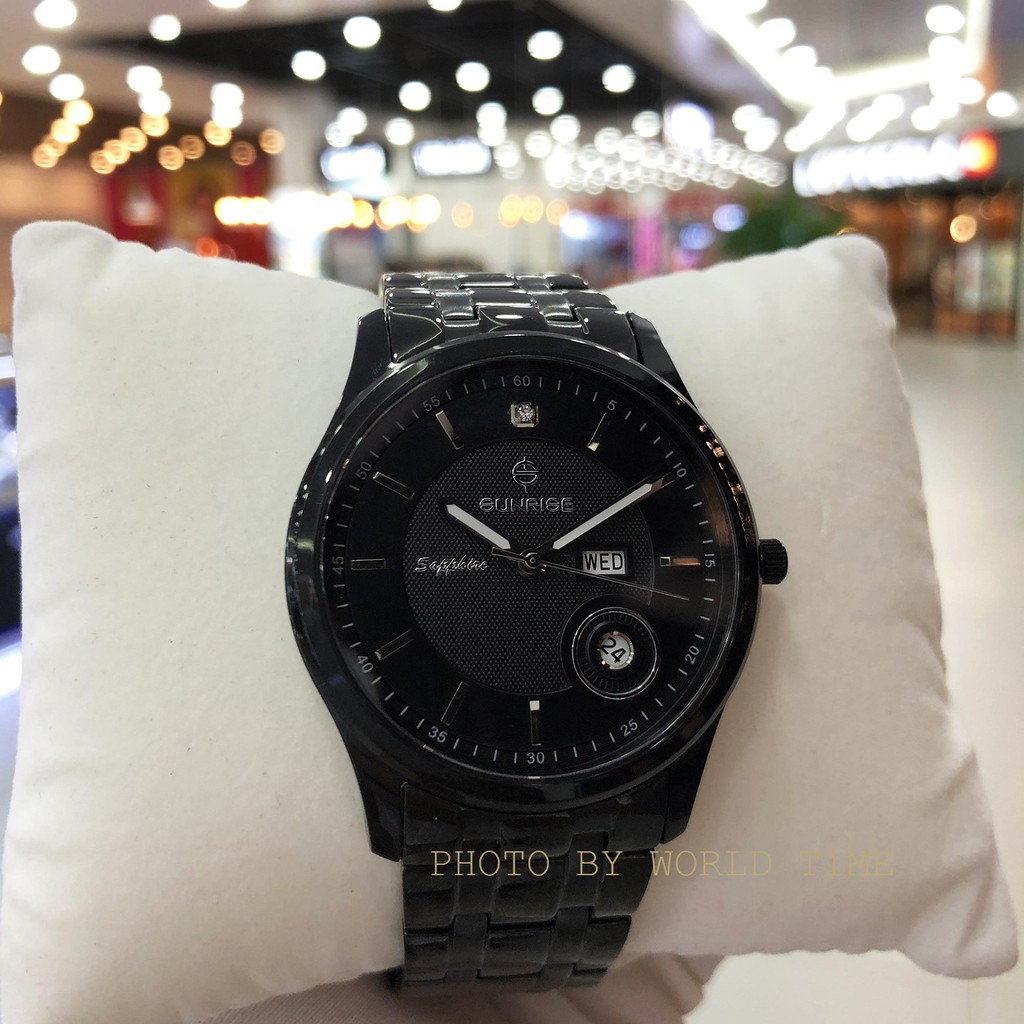 Đồng hồ nam Sunrise dây thép DM784SWA full hộp, thẻ bảo hành 3 năm, kính sapphire chống xước, chống nước | BigBuy360 - bigbuy360.vn