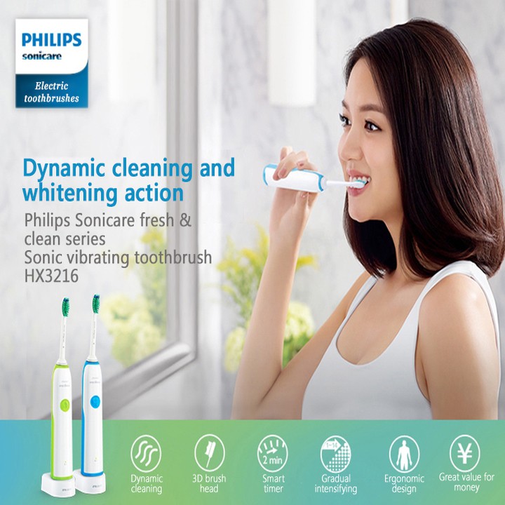 Bàn chải đánh răng điện Philips HX3216- HÀNG CHÍNH HÃNG