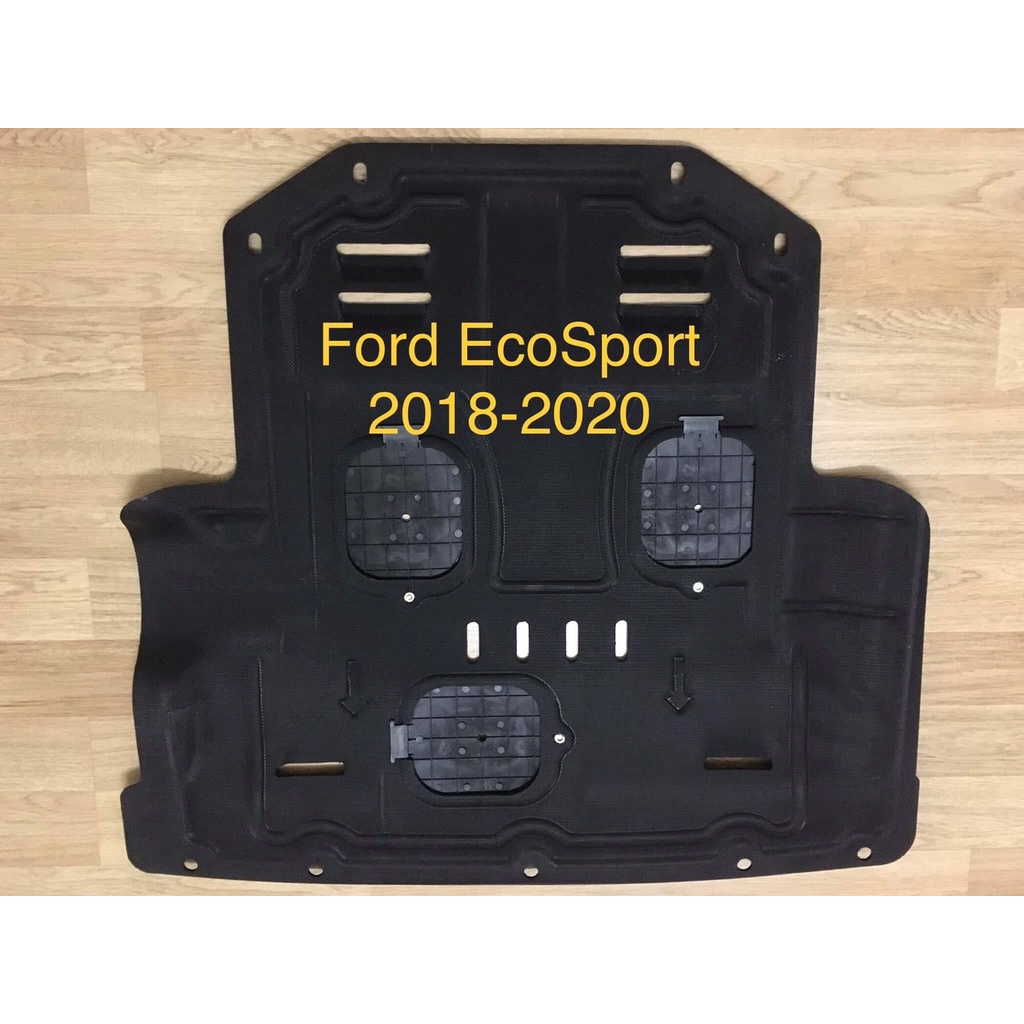 Chắn bùn gầm động cơ Ford Ecosport 2018-2022- Chất liệu nhựa ABS nguyên sinh ko pha nhựa tái chế dày 5 mm.