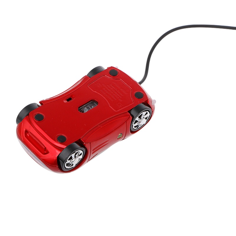 1 Chuột Quang Chơi Game Có Dây 1000DPI Hình Xe Hơi