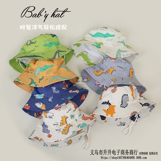 Nón vành khủng long cho bé hoạt tiết hoạt hình xinh xắ