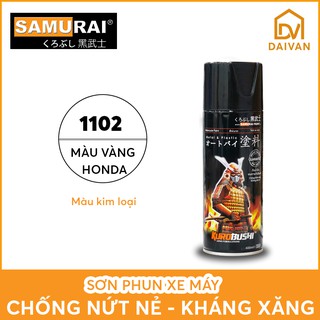 Chai sơn Samurai 1103 màu xanh Honda CTM - Màu kim loại