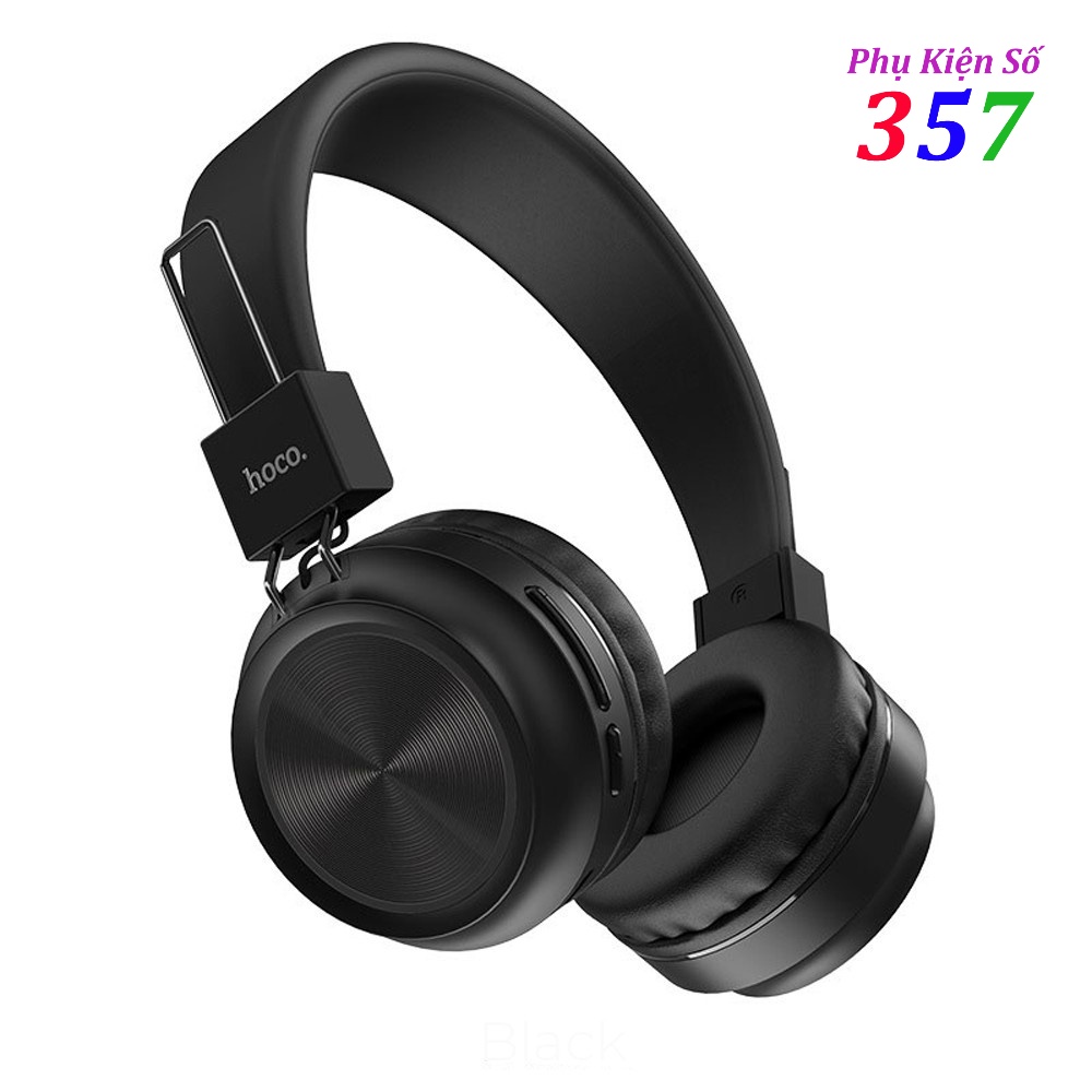 Tai nghe Bluetooth Hoco W25 Tai Nghe Chụp không dây tích hợp micro cho Máy Tính Laptop PC - Chính Hãng