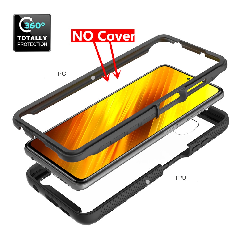 Ốp điện thoại bảo vệ toàn diện mặt trước và sau cho XIAOMI POCO X3 NFC/ X3 PRO/ MI 10T PRO 5G/ 10T LITE/ MI NOTE 10LITE