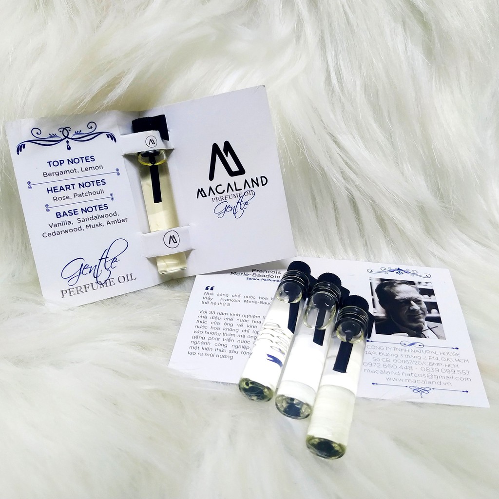 Nước hoa đậm đặc Advanced by MACALAND (sample - mẫu thử) | Thế Giới Skin Care