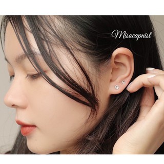 Bông tai đinh đá, ảnh cuối có size đá