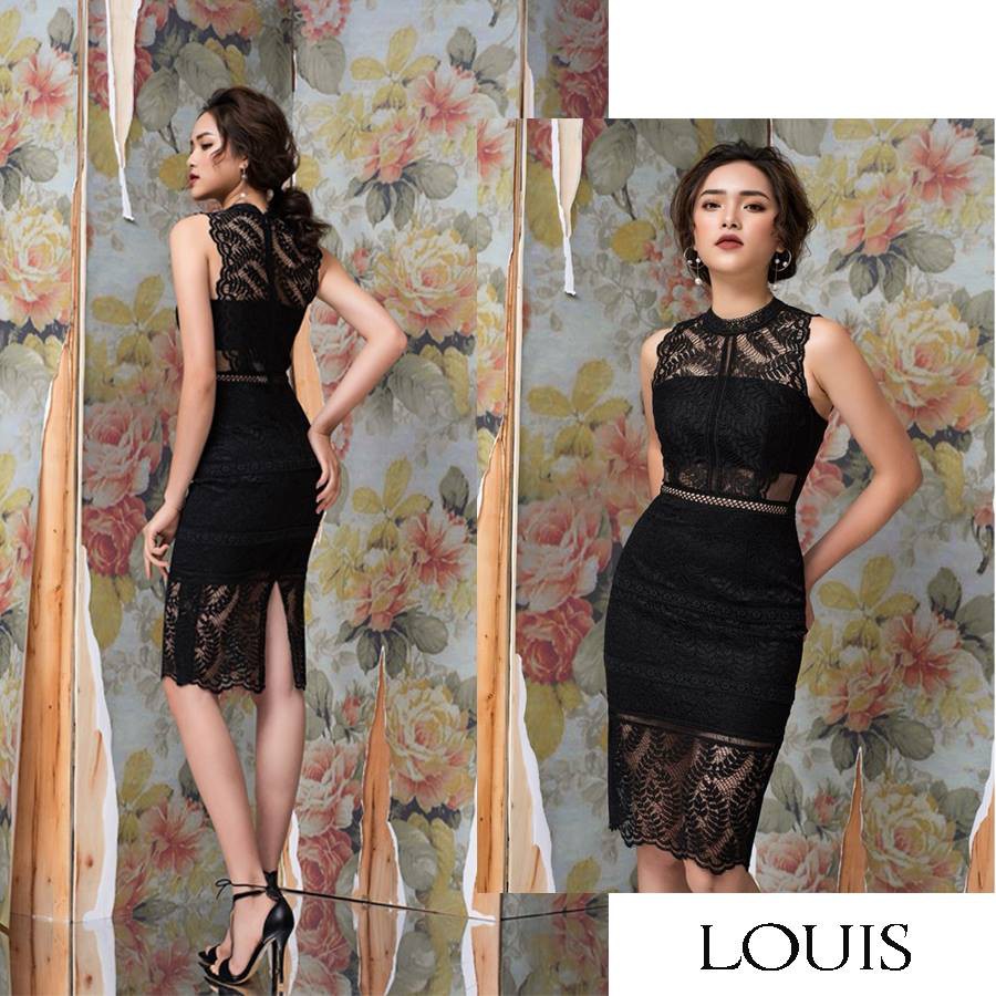 [MIỄN PHÍ SHIP] Đầm Ren Dự Tiệc LOUIS