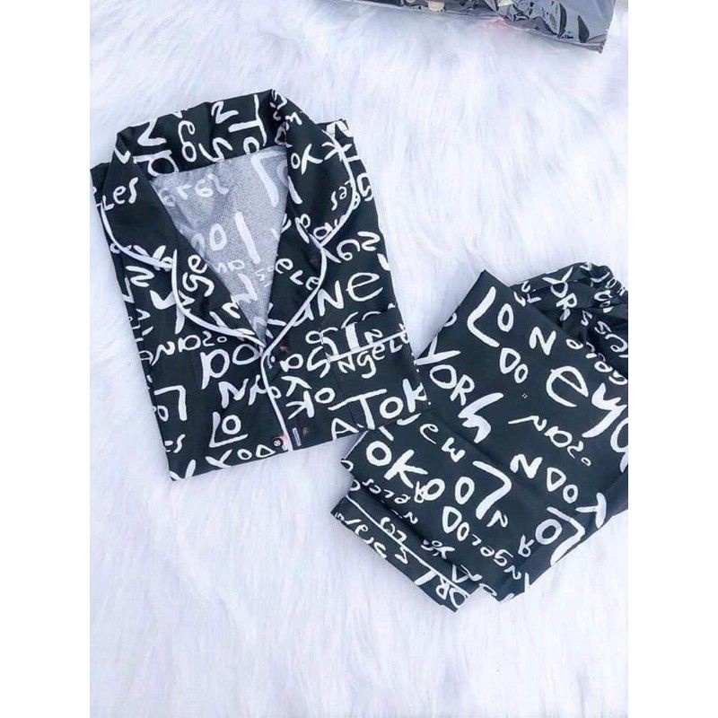 Bộ Pyjama cổ sen tay cộc chất liệu Kate Thái cao cấp, hàng loại 1 mềm mại,, không xù nhiều mẫu FREESIZE