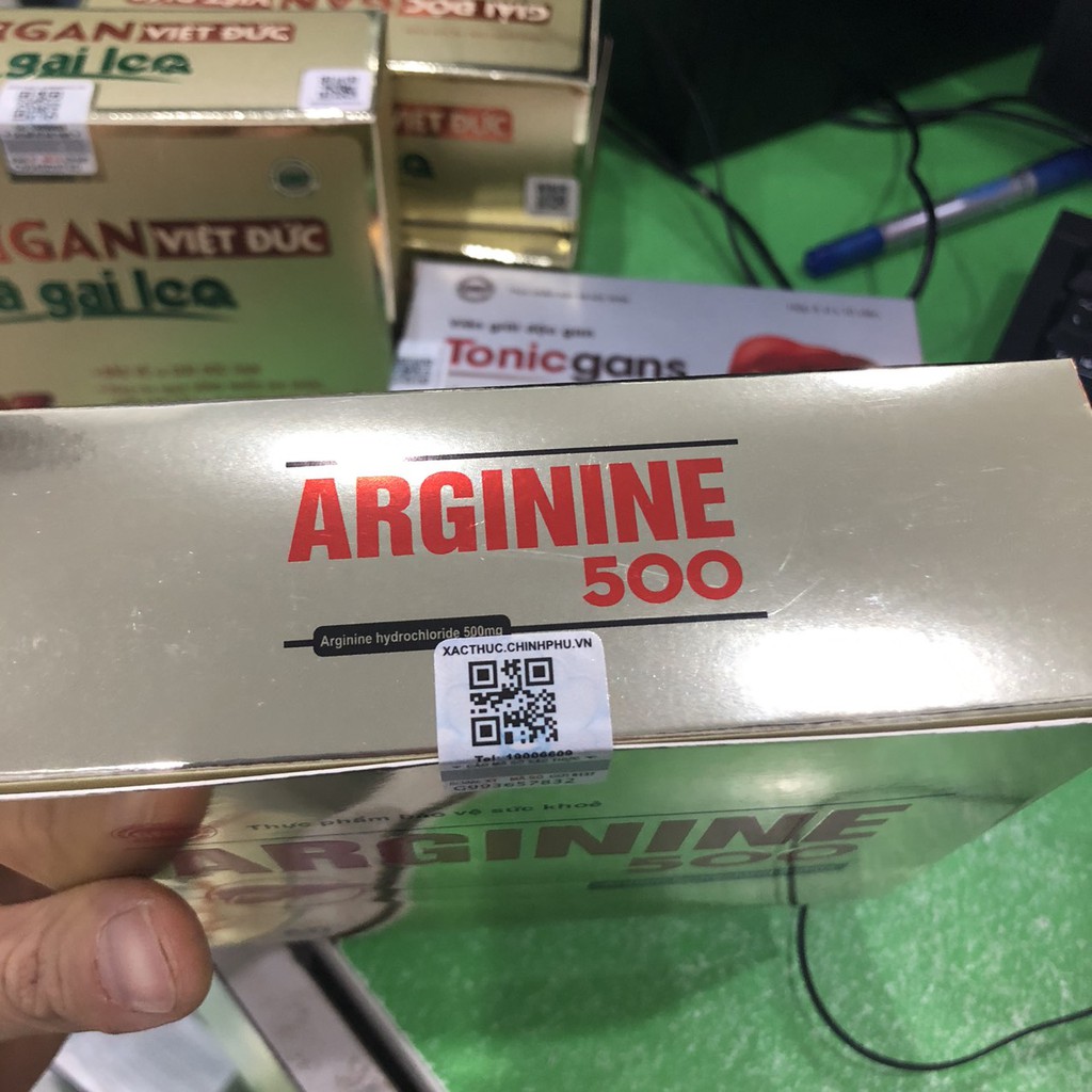 Arginine 500 VIỆT ĐỨC Hỗ Trợ Giải Độc Gan