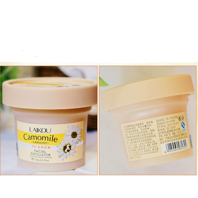 Gel tẩy tế bào chết Laikou Camomile Facial Exfoliator 120G