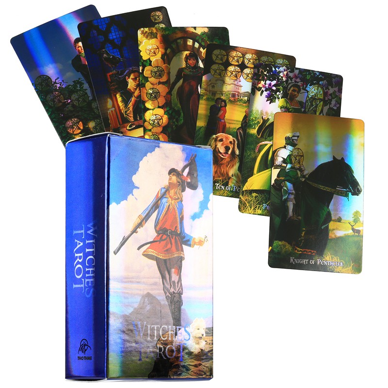 Bộ bài Witches Tarot T19 (Phiên bản Đặc Biệt) lá óng ánh