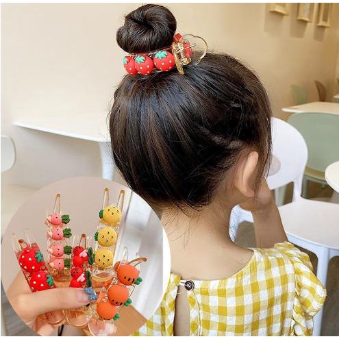 Kẹp càng cua (gấp tóc) đính icon hoạt hình 3 răng xinh xắn DTOnline 3răngdài_HH