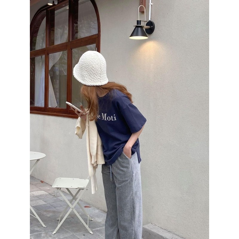 Áo Thun in chữ SIMPILICITE , Áo phông form rộng hàng quảng châu