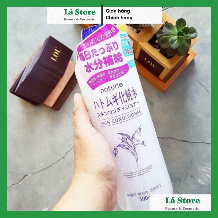 Nước Hoa Hồng Naturie Hatomugi Skin Conditioner 500ml Ý Dỹ