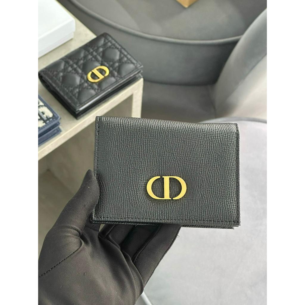 Ví Gập 30 Montaigne Size 12 Da Thật Full Box Ví Ngắn Ví Mini