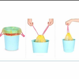 COMBO 50 CUỘN TÚI RÁC CÓ DÂY RÚT