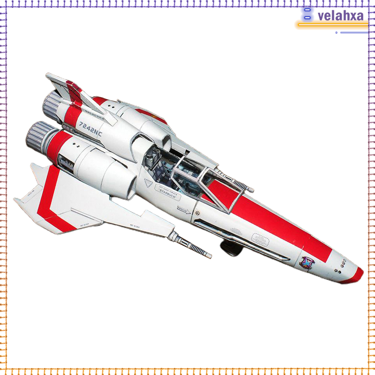 Mô Hình Tàu Chiến Battlestar Galactica Mk2 3d