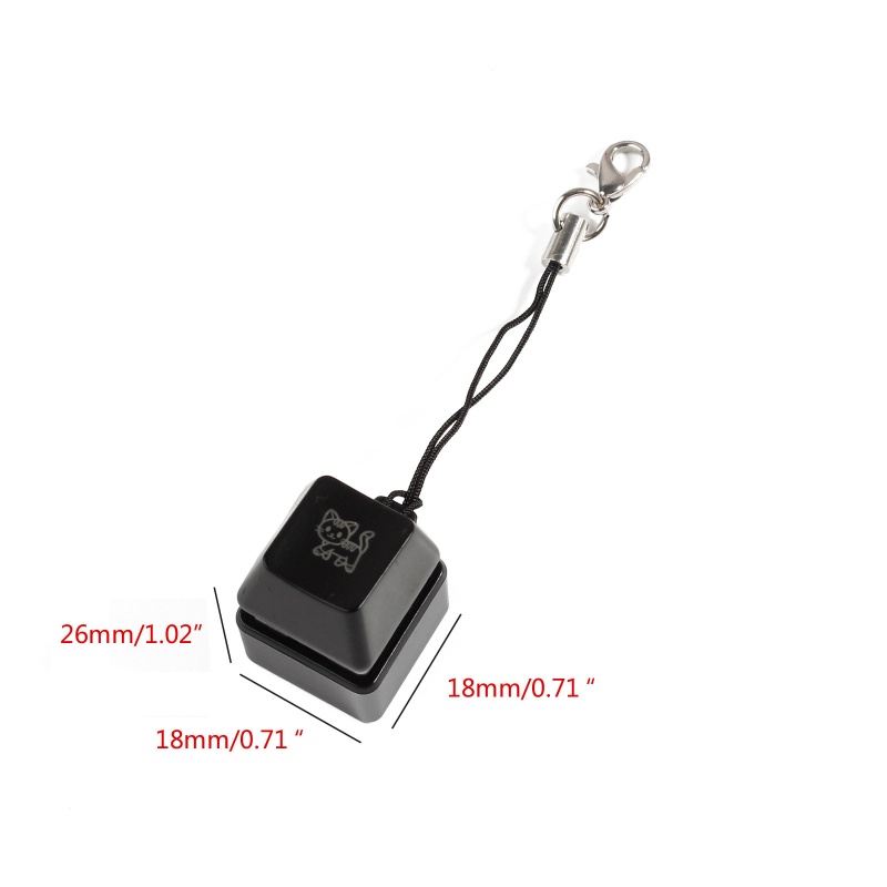 Móc Khóa Đèn LED RGB Kiểm Tra Công Tắc Bàn Phím Giúp Giảm Căng Thẳng