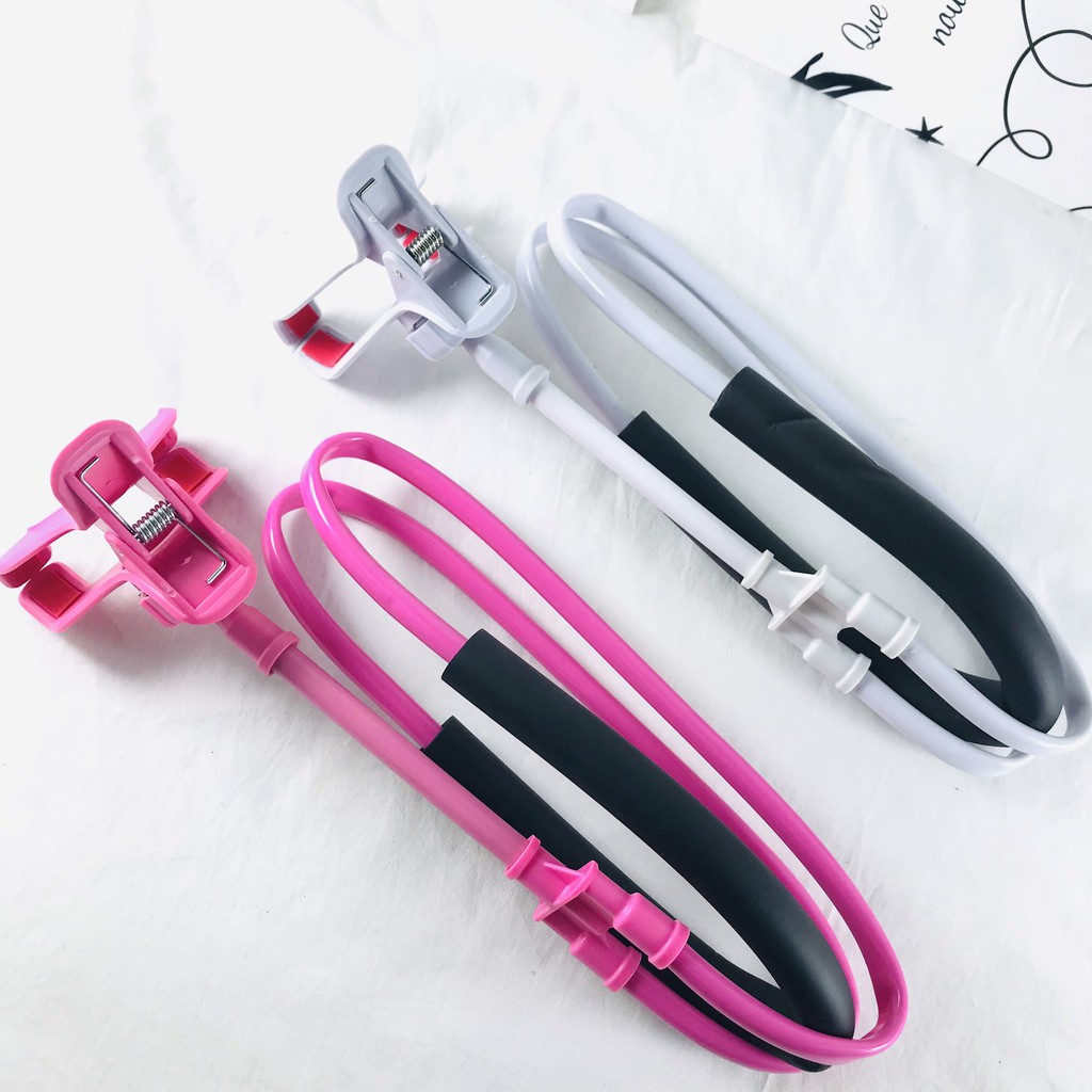 Giá Đỡ Kẹp Đa Năng Cho Phụ Kiện Điện Thoại Đeo Cổ Rảnh Tay Xem Phim Xoay 360 Độ U219