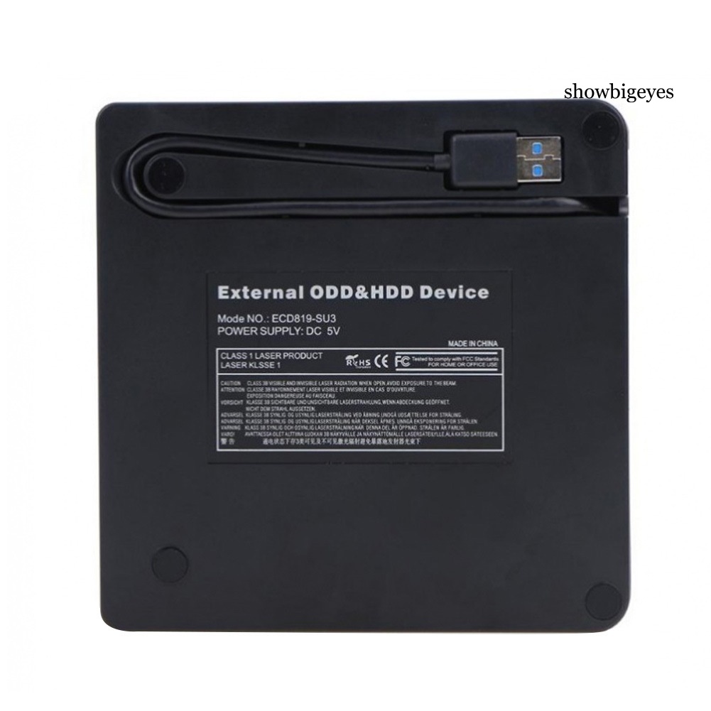 Ổ Đĩa CD-ROM DVD-RW VCD Dùng Ngoài USB 3.0 Cho Máy Tính