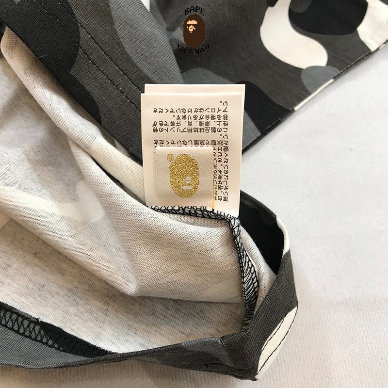 [Ảnh thật+FREESHIP] Tee Bape Shark Camo City Half, Áo thun Bape Camo, Áo phông Bape Shark Camo nửa đen, nửa trắng SS2020 | BigBuy360 - bigbuy360.vn